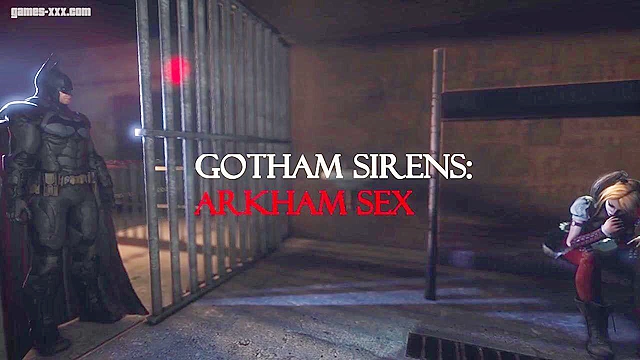 Batman pulls out his big cock and fucks Harley Quinn with it