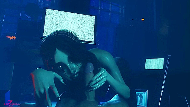 Dangerous Viewing Sadako 4k - Ring girl deepthroats and rides cock