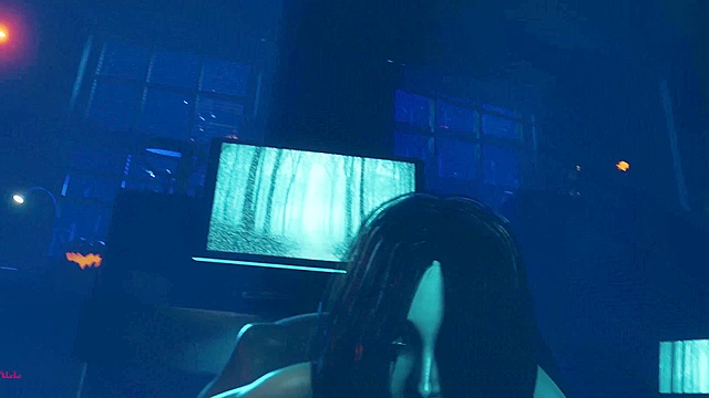 Dangerous Viewing Sadako 4k - Ring girl deepthroats and rides cock