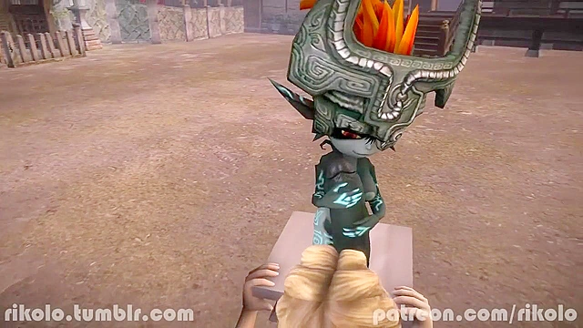 Legend of IIia - Futanari Midna face fucks Ilia