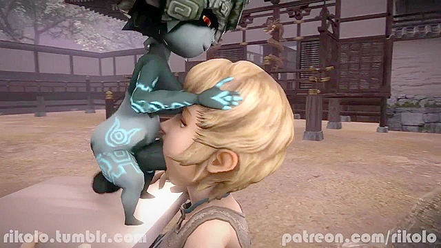 Legend of IIia - Futanari Midna face fucks Ilia