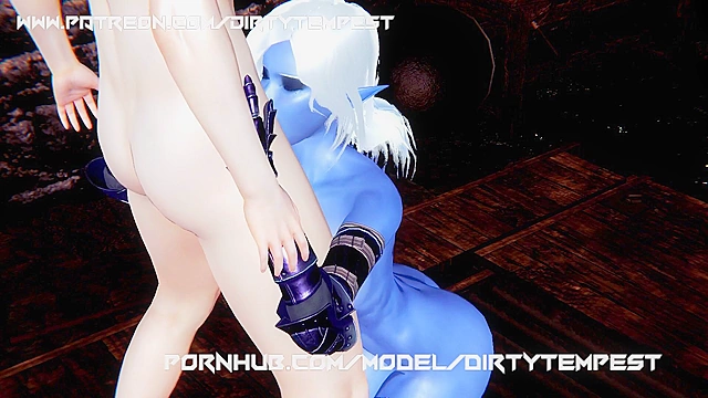 Warcraft Sylvanas Windrunner on her knees Deepthroat