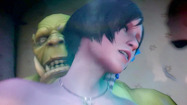 Sexy 3d succubus gets roughly face fucked in a dirty back alley gangbang