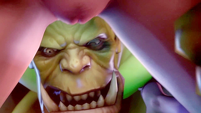 Sexy 3d succubus gets roughly face fucked in a dirty back alley gangbang