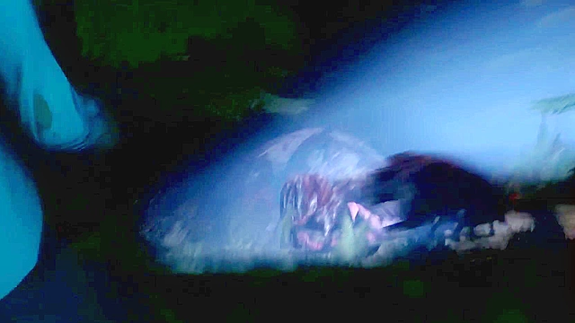 Sexy 3d succubus gets roughly face fucked in a dirty back alley gangbang