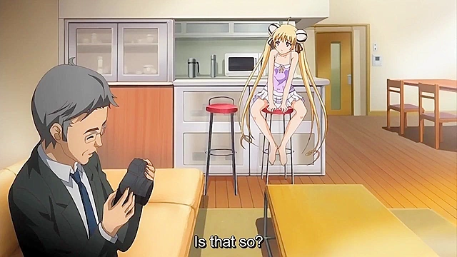 Busty anime redhead teacher gets her virgin asshole fucked and creampied