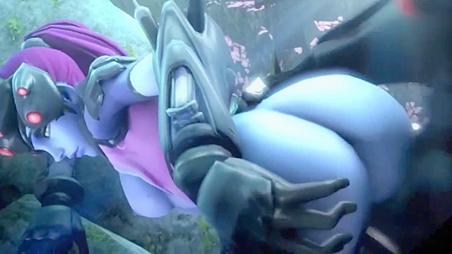 A nice big animated cock in between this Overwatch girl's big tits - compilation