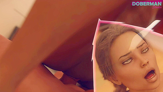 Hot blonde teen fucks a classmate with a huge cock in the classroom