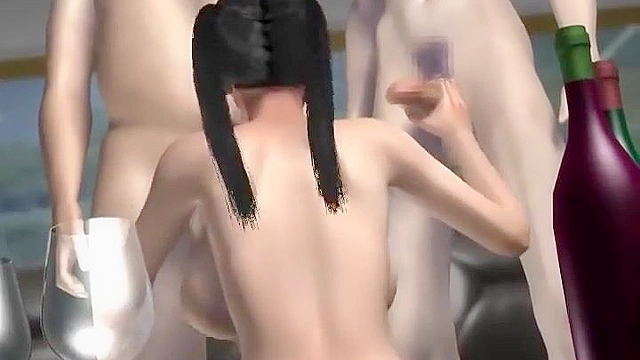 Twin Succubus - 3D succubus schoolgirls have 3some in classroom