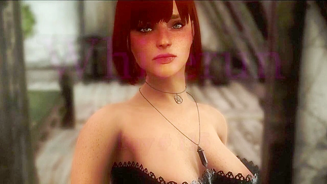 Redhead Tavern Girl Dances Slutty For Money - 3D Animation