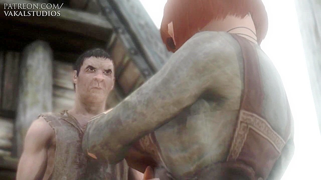 Redhead Tavern Girl Dances Slutty For Money - 3D Animation