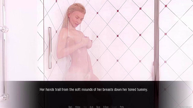 Jessica O’Neil’s Hard News - Hot Blonde riding cock cowgirl - game walkthrough