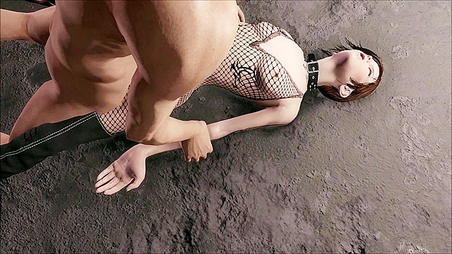 Perverted 3d hentai doctor gives a petite teen a hard spanking and rough doggy style