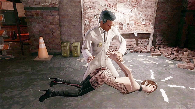 Perverted 3d hentai doctor gives a petite teen a hard spanking and rough doggy style