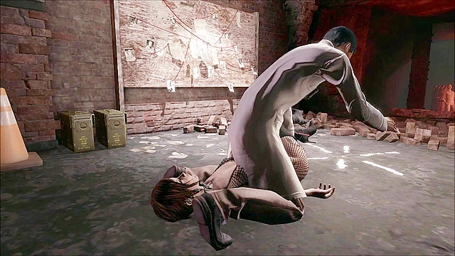 Perverted 3d hentai doctor gives a petite teen a hard spanking and rough doggy style