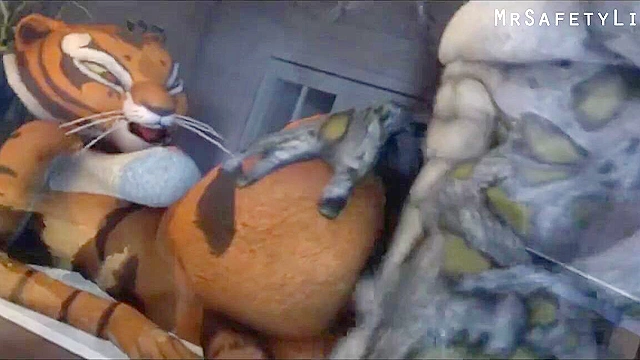 Tai Lung from Ku Fu Panda fucks master tigress