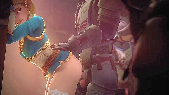 Princess Zelda 3d hardcore sex compilation