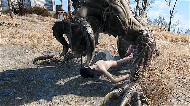 Fallout 4 Deathclaw Fucks 3d teen Missionary