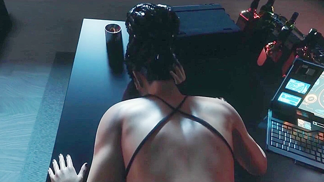 V fucks Judy and Panam in Cyberpunk 2077 3d futanari threesome