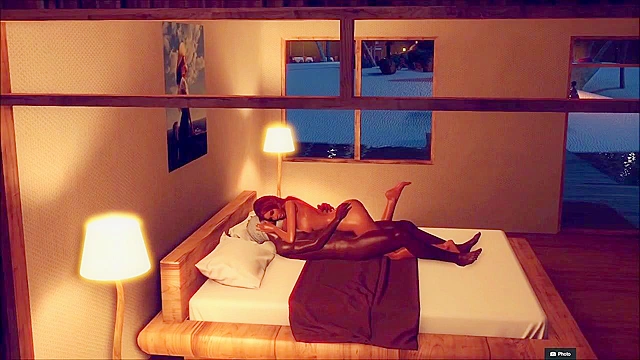 3DX The Family Friend fucks the wife with his black dick