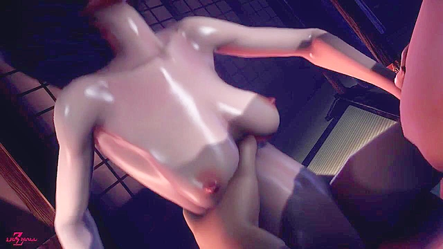 Secret Training with Bleach Rukia Kuchiki masturbating and fucking big dick