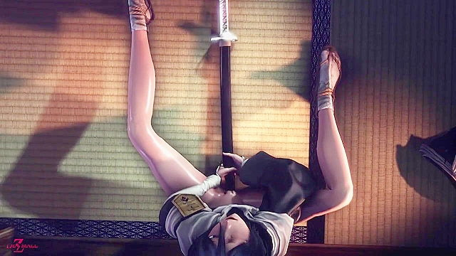 Secret Training with Bleach Rukia Kuchiki masturbating and fucking big dick