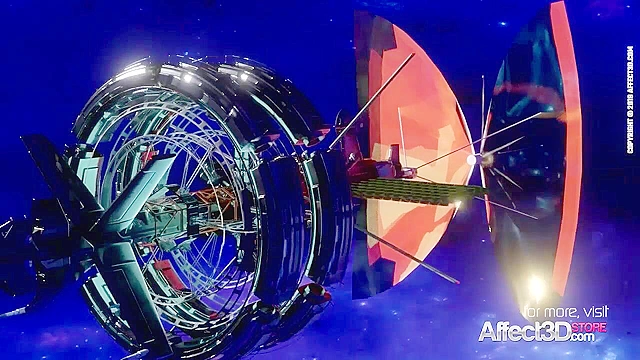 Incumming Transmission - 3D Scifi Futanari Animation interracial threesome