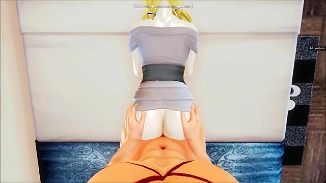 Grandma Tsunade works a cock with her big tits then lays back for a deep fuck