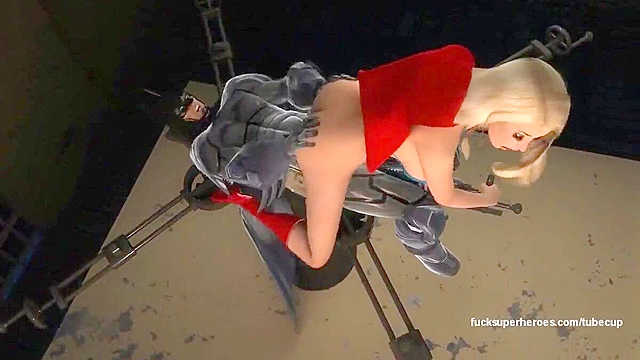 Soopergirl to the Rescue - Supergirl takes all of batman's beefy dick