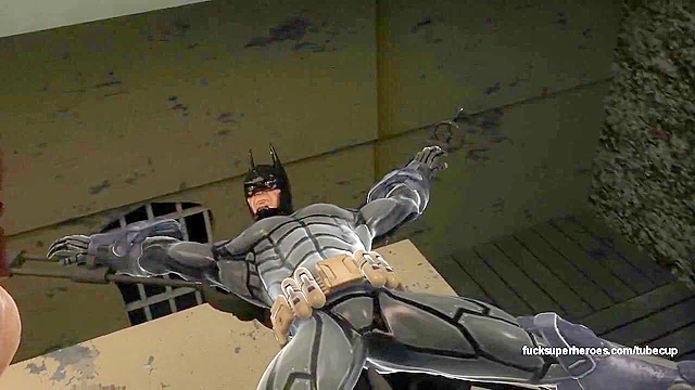 Soopergirl to the Rescue - Supergirl takes all of batman's beefy dick