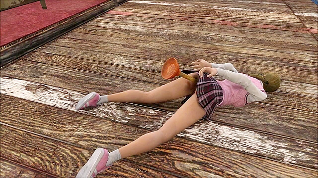 Fallout 4 schoolgirl is fucked in stocks with anal sex