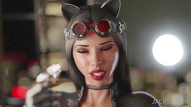 Selina's Sabotage - Lady Clay anal fucks catwoman with her huge horse cock