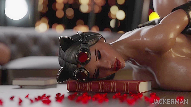 Selina's Sabotage - Lady Clay anal fucks catwoman with her huge horse cock