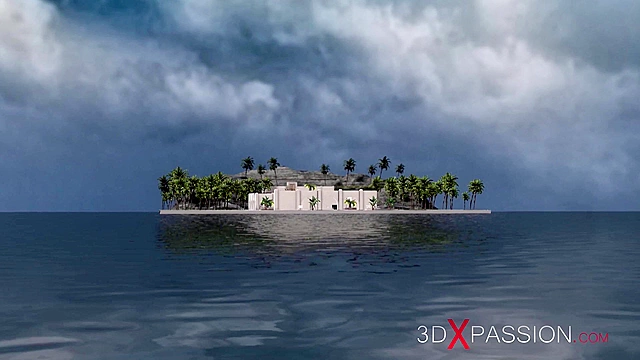 Two young 3d babes have really hard rough sex with rich black men