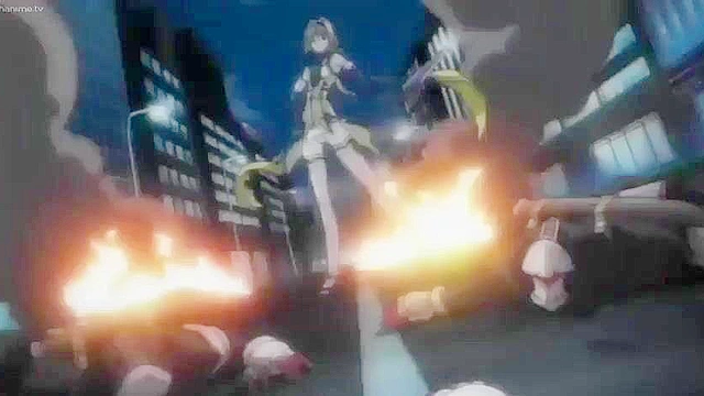 Sweet Home 1 - Busty anime redhead gets fucked with dildo in her ass