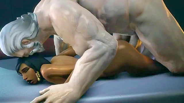 Hot babes of overwatch give handjobs and blowjobs