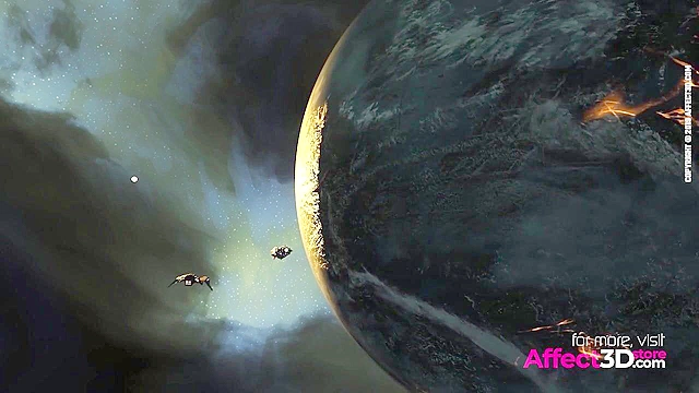 Rendezvous at Beta Cebturi 2 - Futa girls anal fuck busty 3D alien