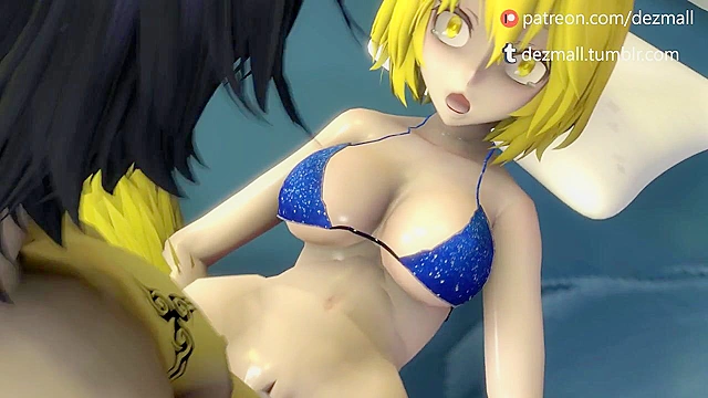 Night with Neko-Girl Ran Yakumo in hardcore 3d sex