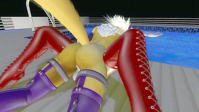 A couple of furries start yiffing each other until they both cum