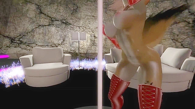 A couple of furries start yiffing each other until they both cum