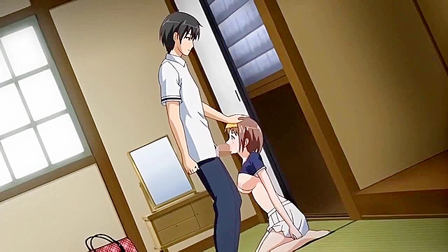 Lucky Draw Triangle ~ Futaba Head Over Heels - Cute anime schoolgirl gets a dick up her ass
