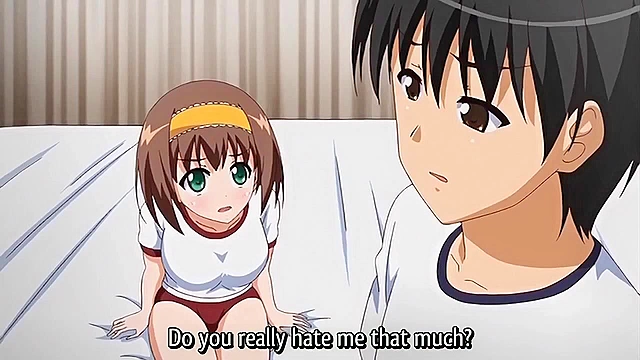 Lucky Draw Triangle ~ Futaba Head Over Heels - Cute anime schoolgirl gets a dick up her ass