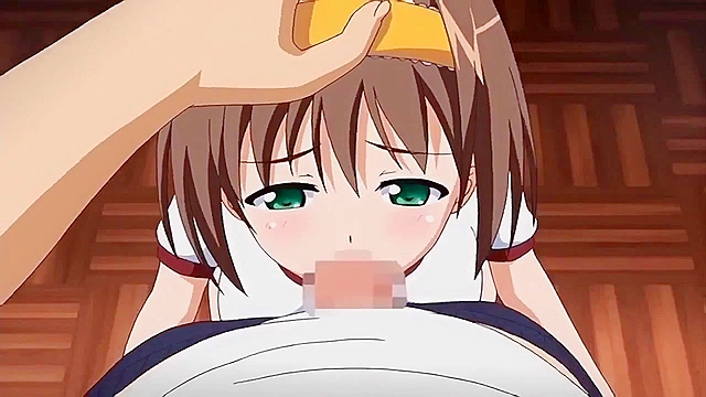 Lucky Draw Triangle ~ Futaba Head Over Heels - Cute anime schoolgirl gets a dick up her ass