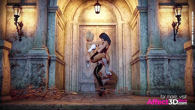 Asylum Preview - Busty blonde fucked by domineering dickgirl