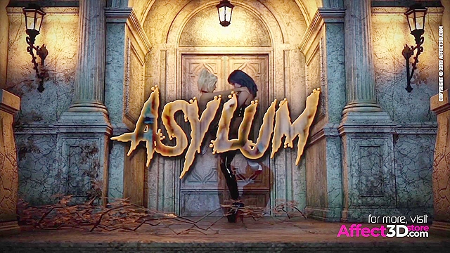 Asylum Preview - Busty blonde fucked by domineering dickgirl