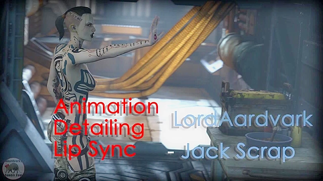 Blue Star 2 - Space girl with big tits deepthroats and gags on a freaky alien with 4 eyes