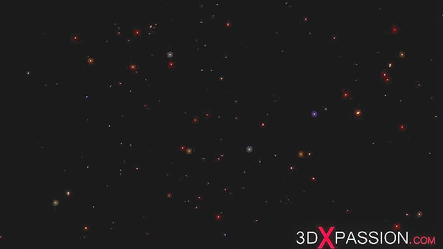 Hot sex on the exoplanet - An alien gets fucked by a spacewoman with strapon