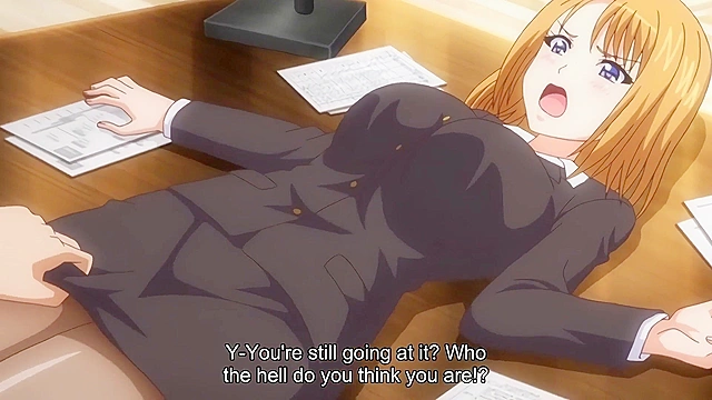 Punishment 2 ep2 - Busty hentai lesbian gets her virgin asshole fucked