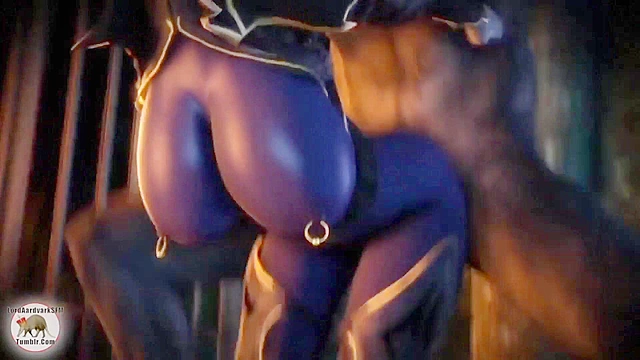 Queen Nualia enjoys fucking them all - 3D HMV