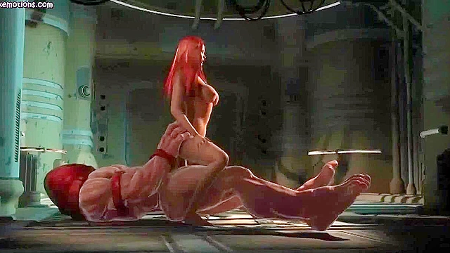 Juggernaut gives Jean Grey an unstoppable fucking